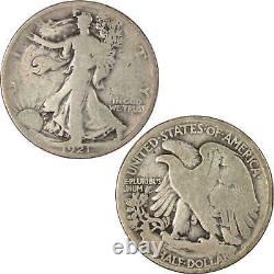1921 Liberty Walking Half Dollar VG Very Good Silver 50c SKUIPC6643