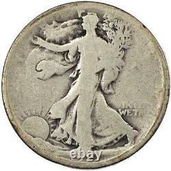 1921-P 50c Walking Liberty Silver Half Dollar Philadelphia Good G+