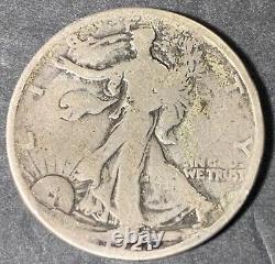1921 P (Good-Very Good) Walking Liberty Half Dollar 90% Silver 50 Cents SM235
