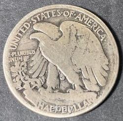 1921 P (Good-Very Good) Walking Liberty Half Dollar 90% Silver 50 Cents SM235