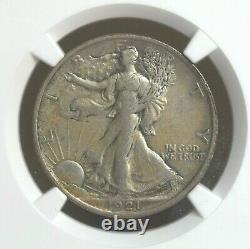 1921-P US Walking Liberty Half Dollar NGC XF 40 VERY NICE COIN