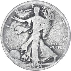 1921 (P) Walking Liberty Half Dollar About Good 90% Silver See Pics J793