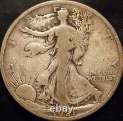 1921-P Walking Liberty Half Dollar Choice Original VG/Fine