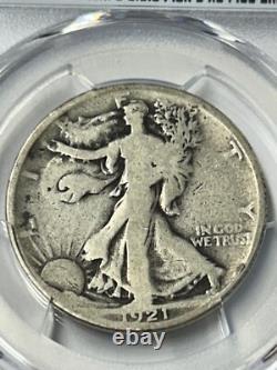 1921 P Walking Liberty Half Dollar PCGS G6 (PCGS Pop 604-Total Mintage 246k)