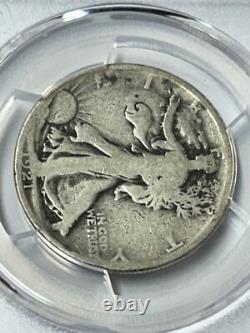 1921 P Walking Liberty Half Dollar PCGS G6 (PCGS Pop 604-Total Mintage 246k)