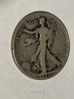 1921 P Walking Liberty Silver Half Dollar