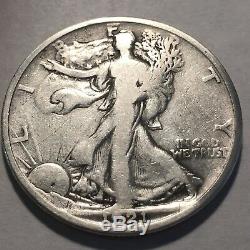 1921-P Walking Liberty Silver Half Dollar Fine