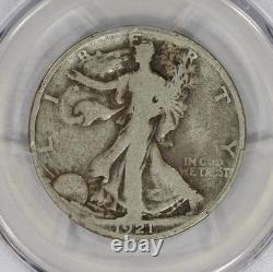 1921-S 50c Silver Walking Liberty Half Dollar PCGS G06 Low Mintage