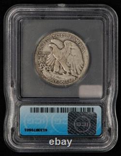 1921-S 50c Walking Liberty Silver Half Dollar ICG VG 10 SKU-X6048