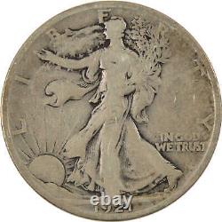 1921 S Liberty Walking Half Dollar F Fine 90% Silver 50c SKUI10081