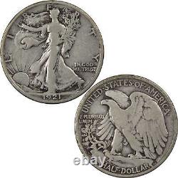 1921 S Liberty Walking Half Dollar F Fine Details 90% Silver 50c US Coin