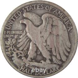 1921 S Liberty Walking Half Dollar F Fine Silver 50c Coin SKUI18062