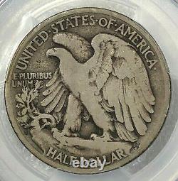 1921-S Liberty Walking Half Dollar PCGS VG10 Semi Key Date Mintage Only 548,000