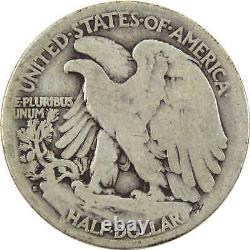 1921 S Liberty Walking Half Dollar VG 90% Silver 50c SKUI10699