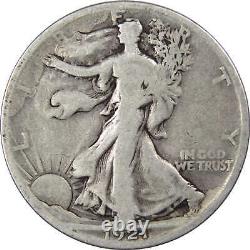 1921 S Liberty Walking Half Dollar VG Very Good 90% Silver 50c US Coin