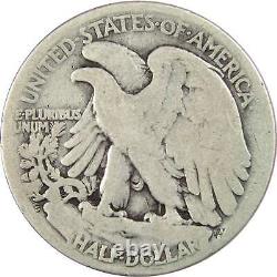 1921 S Liberty Walking Half Dollar VG Very Good Silver 50c SKUIPC7601