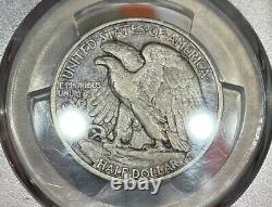 1921-S PCGS & CAC VF35 Walking Liberty Silver Half Dollar