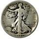 1921-s San Francisco Walking Liberty Silver Half Dollar 50c Very Good Vg+