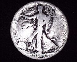 1921 S Silver Walking Liberty Half Dollar Key Date Only 548,000 Minted #WL410