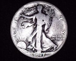1921 S Silver Walking Liberty Half Dollar Key Date Only 548,000 Minted #WL410