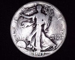 1921 S Silver Walking Liberty Half Dollar Key Date Only 548,000 Minted #WL410