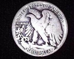 1921 S Silver Walking Liberty Half Dollar Key Date Only 548,000 Minted #WL410