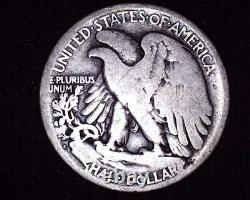 1921 S Silver Walking Liberty Half Dollar Key Date Only 548,000 Minted #WL410