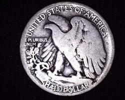 1921 S Silver Walking Liberty Half Dollar Key Date Only 548,000 Minted #WL410