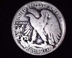 1921 S Silver Walking Liberty Half Dollar Key Date Only 548,000 Minted #WL410
