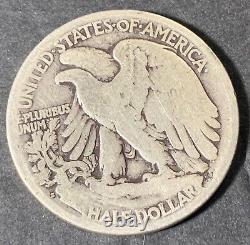 1921 S (Very Good) Walking Liberty Half Dollar 90% Silver 50 Cents SM236