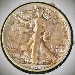 1921-S Walking Liberty 90% Fine Silver (Circulated)
