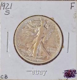 1921-S Walking Liberty 90% Fine Silver (Circulated)