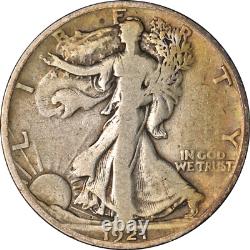 1921-S Walking Liberty Half Choice VG/F Superb Eye Appeal Strong Strike