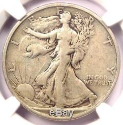 1921-S Walking Liberty Half Dollar 50C Certified NGC VF25 PQ $1,103 Value
