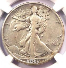 1921-S Walking Liberty Half Dollar 50C Certified NGC VF Details Rare Date