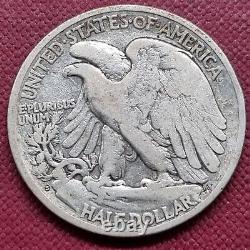1921 S Walking Liberty Half Dollar 50c Circulated Details #61037