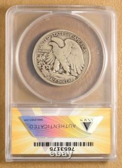 1921 S Walking Liberty Half Dollar ANACS VG10
