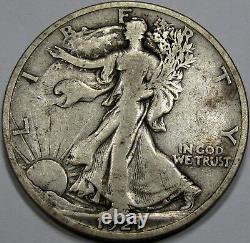 1921-S Walking Liberty Half Dollar Choice Fine+. Key Date NICE and Original