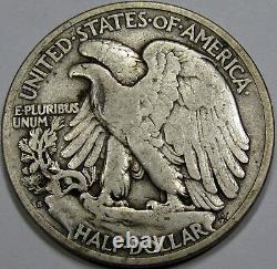 1921-S Walking Liberty Half Dollar Choice Fine+. Key Date NICE and Original