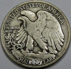 1921-S Walking Liberty Half Dollar Choice Fine+. Key Date NICE and Original