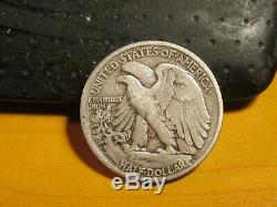 1921-S Walking Liberty Half Dollar, Fine, Key Date. Only 548,000 minted