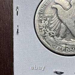 1921-S Walking Liberty Half Dollar Key Date LOW Mintage Good Detail