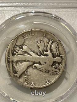 1921 S Walking Liberty Half Dollar PCGS G6 Only 548k Minted