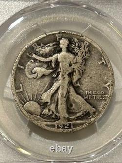1921 S Walking Liberty Half Dollar PCGS VG8 Only 548k Minted