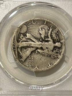 1921 S Walking Liberty Half Dollar PCGS VG8 Only 548k Minted