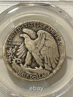 1921 S Walking Liberty Half Dollar PCGS VG8 Only 548k Minted