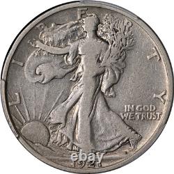 1921-S Walking Liberty Half PCGS F15 Nice Eye Appeal Nice Strike
