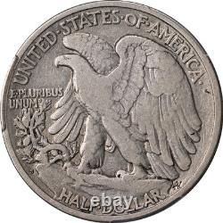 1921-S Walking Liberty Half PCGS F15 Nice Eye Appeal Nice Strike