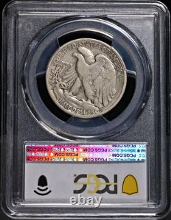 1921-S Walking Liberty Half PCGS F15 Nice Eye Appeal Nice Strike