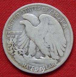 1921-S Walking Liberty Silver Half Dollar 50c Free USA Shipping